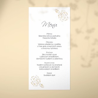 Svatební menu L2173m