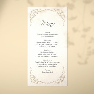 Svatební menu L2175m