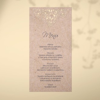 Svatební menu L2179m