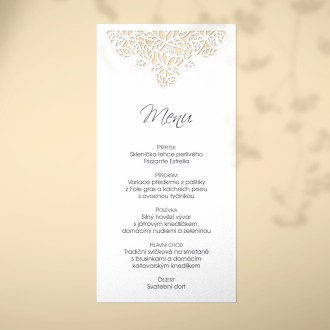 Svatební menu L2179m