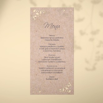 Svatební menu L2181m