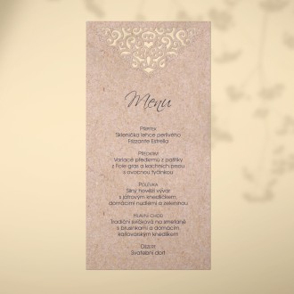 Svatební menu L2183m