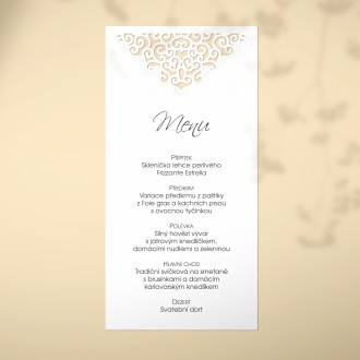 Svatební menu L2183m