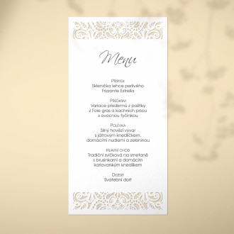 Svatební menu L2184m