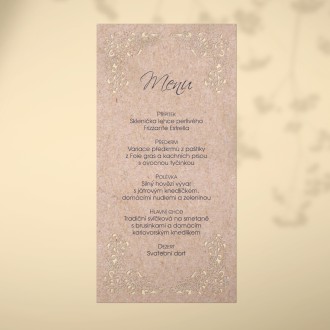 Svatební menu L2185m
