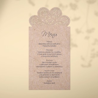 Svatební menu L2186m