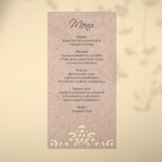 Svatební menu L2189m