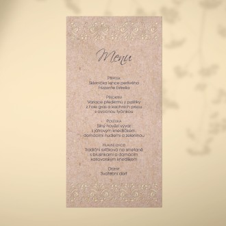 Svatební menu L2193m