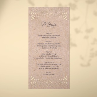 Svatební menu L2196m