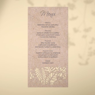Svatební menu L2210m