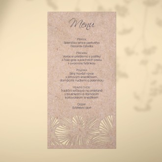Svatební menu L2211m