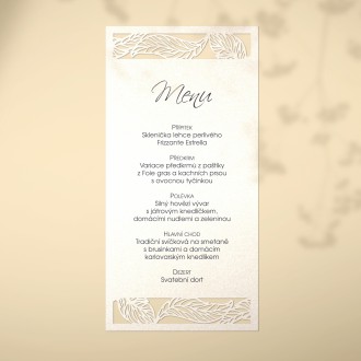 Svatební menu L2213m