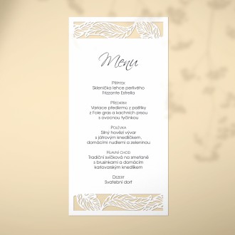 Svatební menu L2213m