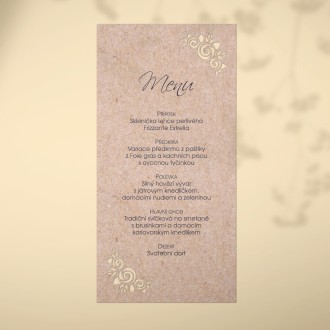 Svatební menu L2216m
