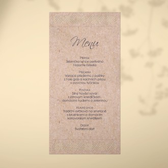 Svatební menu L2220m