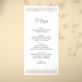 Svatební menu L2220m