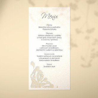 Svatební menu L2221m