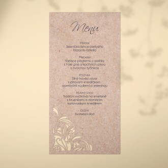Svatební menu L2221m