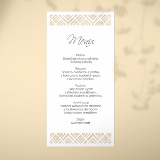 Svatební menu L2222m