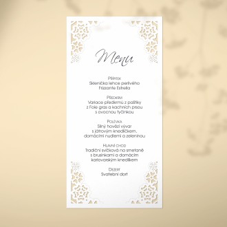 Svatební menu L2224m