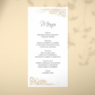 Svatební menu L2226m