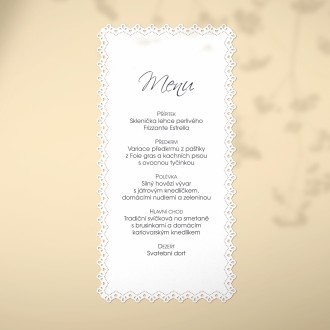 Svatební menu L2227m