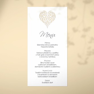 Svatební menu L2228m