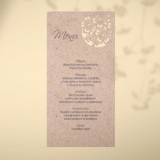 Svatební menu L2229m