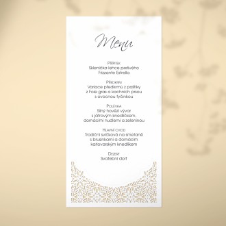 Svatební menu L2230m