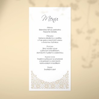 Svatební menu L2230m