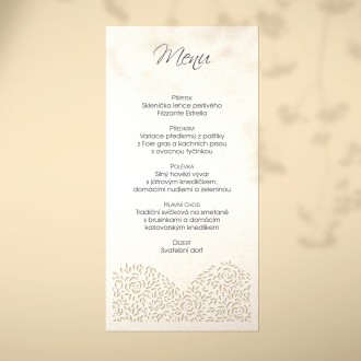 Svatební menu L2231m