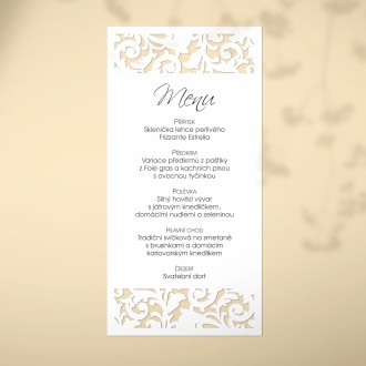 Svatební menu L2232m