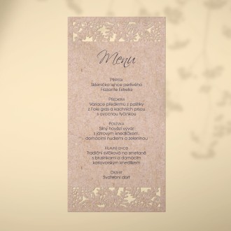 Svatební menu L2234m