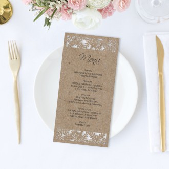 Svatební menu L2234m