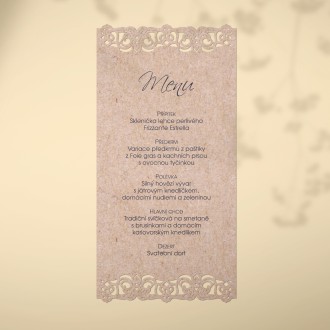 Svatební menu L2235m