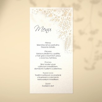 Svatební menu L2239m