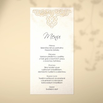 Svatební menu L2240m