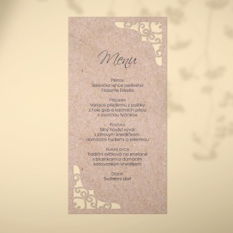 Svatební menu L2242m