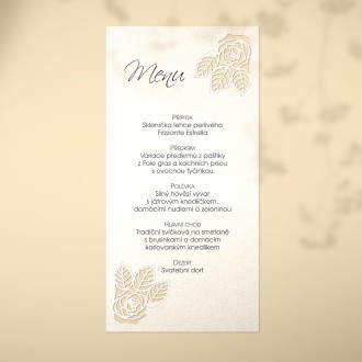 Svatební menu L2243m