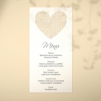 Svatební menu L2245m