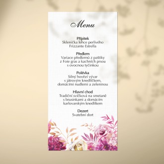 Svatební menu KL1830m