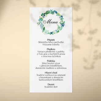 Svatební menu KL1832m