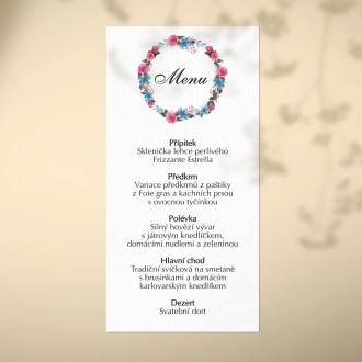 Svatební menu KL1833m