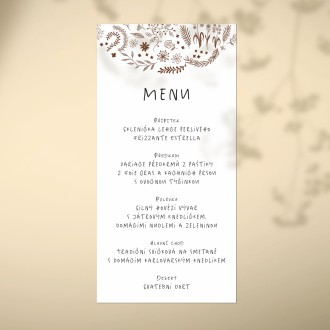 Svatební menu FO20014m