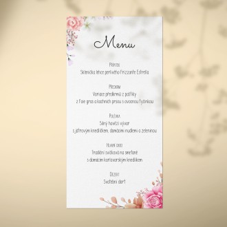 Svatební menu FO20024m