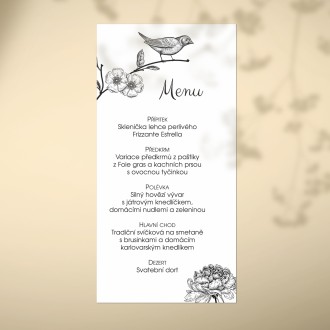Svatební menu FO20027m