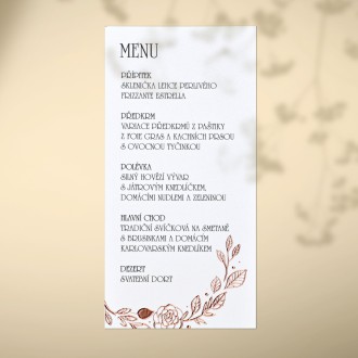 Svatební menu FO20028m