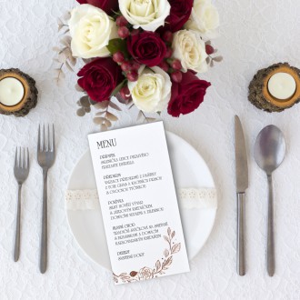 Svatební menu FO20028m