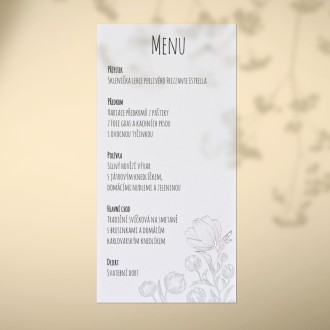 Svatební menu FO20031m