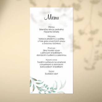 Svatební menu FO20033m